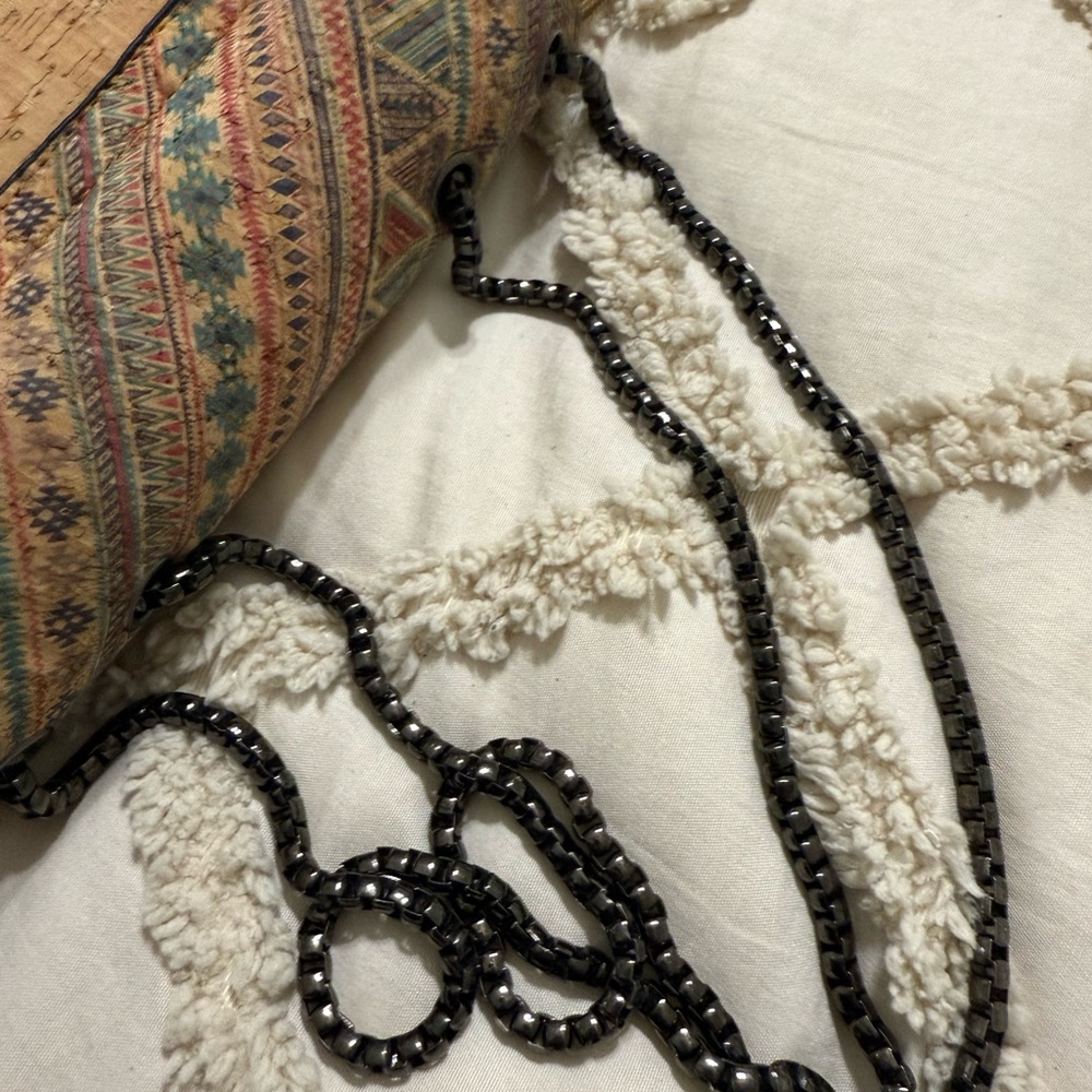 Natural Cork Multicolor Aztec Patterned Women's B… - image 4